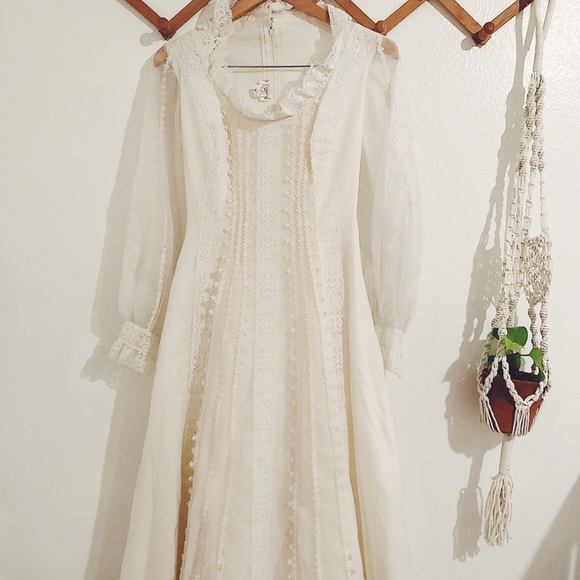 Vintage Dresses & Skirts - Vintage Victorian Wedding dress